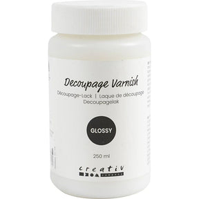 Decoupagelack - 250 ml - Glossy - 1 - Creative Company - Tidformera