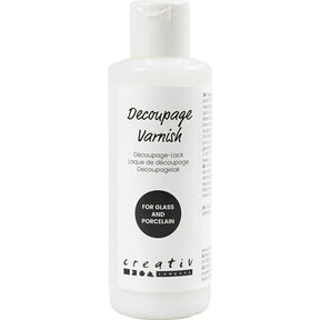 Decoupagelack - 80 ml - Glass & Porcelain - 1 - Creative Company - Tidformera