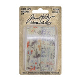 Dekorationstejp - Linen Tape - Floral - 2 - pack - Tim Holtz - Tidformera