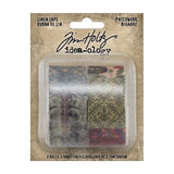 Dekorationstejp - Linen Tape - Patchwork - 2 - pack - 1 - Tim Holtz - Tidformera