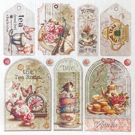 Deluxe Paper 15 x 15 cm - Pearl - Timeless Moments - 5 - pack - 2 - Ciao Bella - Tidformera