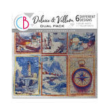 Deluxe & Vellum Dual pack 15 x 15 cm - 6 - pack An artist Journey - 1 - Ciao Bella - Tidformera