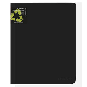 Demopärm Med Frontficka A4 20 Fickor Svart - 1 - BNT - Tidformera