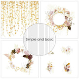 Design paper - Autumn Flowers - Simple and basic - Tidformera