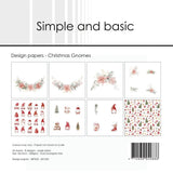 Design paper - Christmas Gnomes - Simple and basic - Tidformera