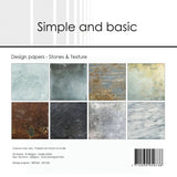 Design paper - Stones & Texture - Simple and basic - Tidformera