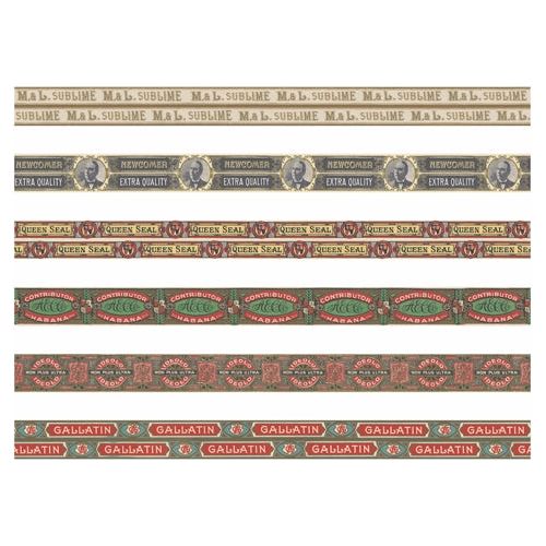 Design Tape - Humidor - 6 - pack - Tim Holtz - Tidformera