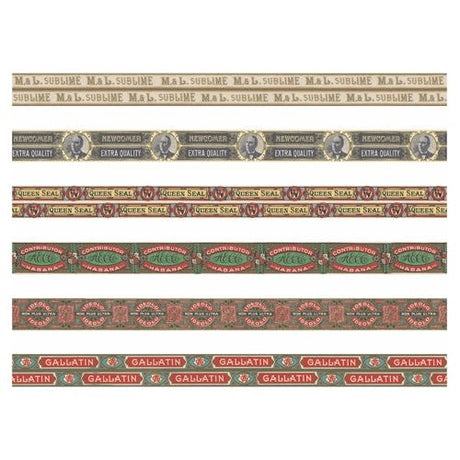 Design Tape - Humidor - 6 - pack - 2 - Tim Holtz - Tidformera