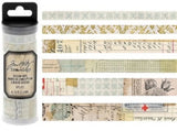 Design Tape - Salvaged - 6-pack - 1 - Tim Holtz - Tidformera