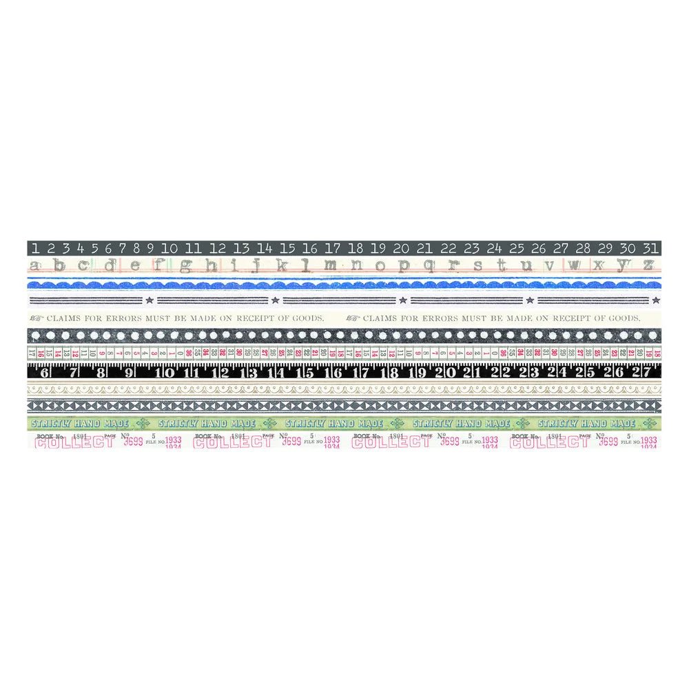 Design Tape - Trims - 12-pack - 4 - Tim Holtz - Tidformera
