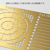 Diary Template Time Log - 4 - Midori - Tidformera