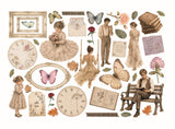 Die cuts - Adhesive - Flowers and Poems - 2 - Stamperia - Tidformera