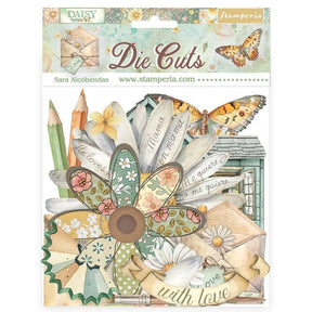 Die cuts - Assorted - Daisy Art - 1 - Stamperia - Tidformera