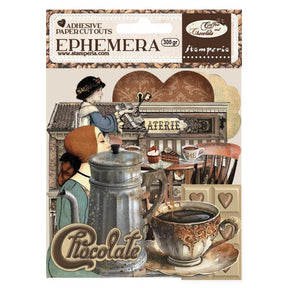 Die cuts Coffee and Chocolate Ephemera - 1 - Stamperia - Tidformera