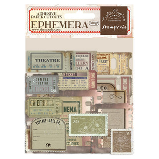 Die cuts Create Happiness Ephemera Tickets - 1 - Stamperia - Tidformera