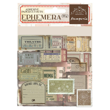 Die cuts Create Happiness Ephemera Tickets - 1 - Stamperia - Tidformera