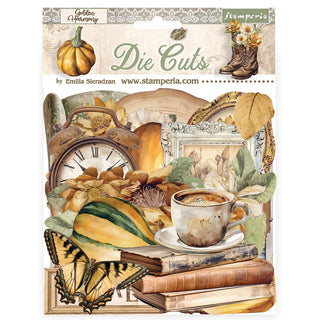 Die cuts Golden Harmony Assorted 30 st - 1 - Stamperia - Tidformera