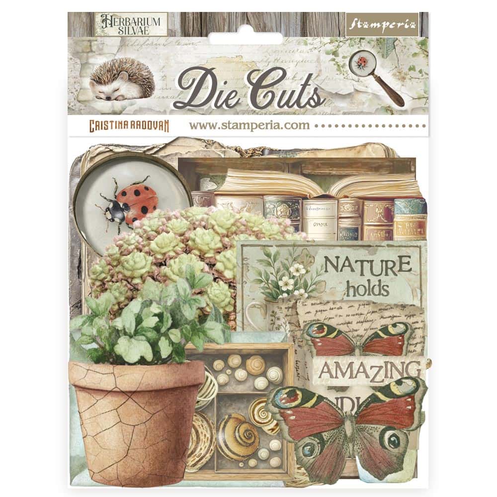 Die cuts - Herbarium Silvae - Assorted - 1 - Stamperia - Tidformera
