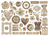 Die cuts Old Lace Assorted 46 st - Stamperia - Tidformera