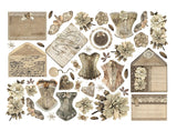 Die cuts Old Lace Ephemera - 2 - Stamperia - Tidformera