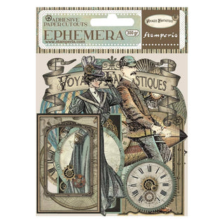 Die cuts Voyages Fantastiques Ephemera - 1 - Stamperia - Tidformera