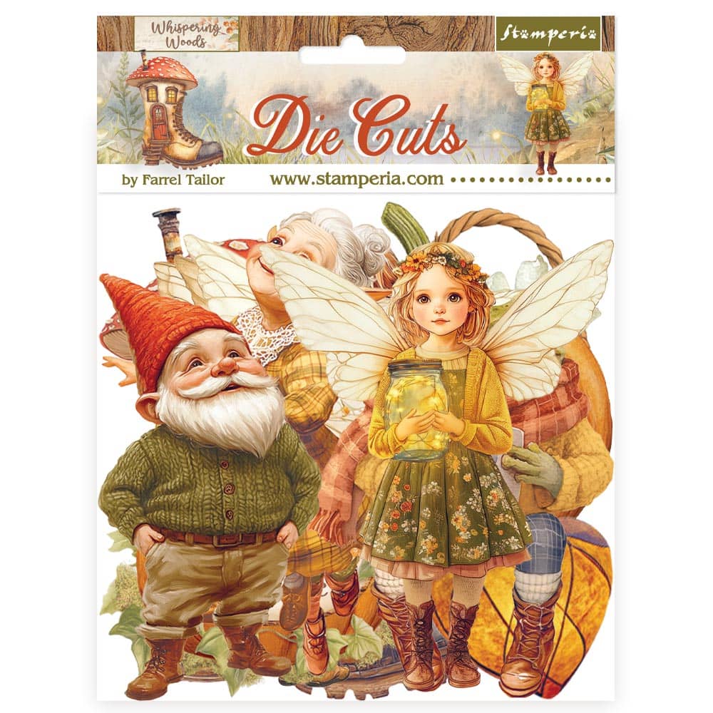 Die cuts - Whispering Woods - Assorted - 1 - Stamperia - Tidformera