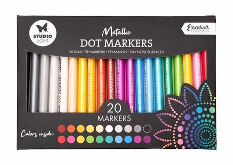 Dot Markers Metallic - 20 - pack - 1 - Studio Light - Tidformera