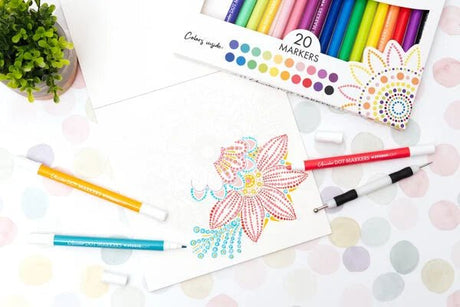 Dot Markers Unicolor - 20 - pack - 2 - Studio Light - Tidformera