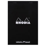 Dot Pad Klammerblock Dotted - A5 från Rhodia - Svart skrivblock - Tidformera