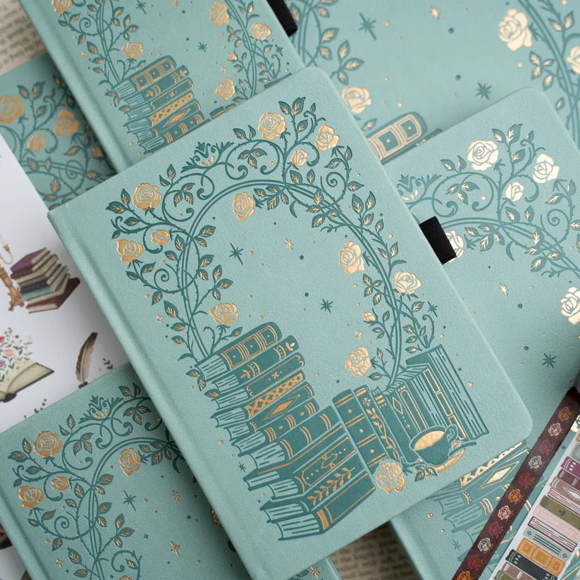 Dotted Notebook - A5 - Books of Beauty - 2 - Archer & Olive - Tidformera