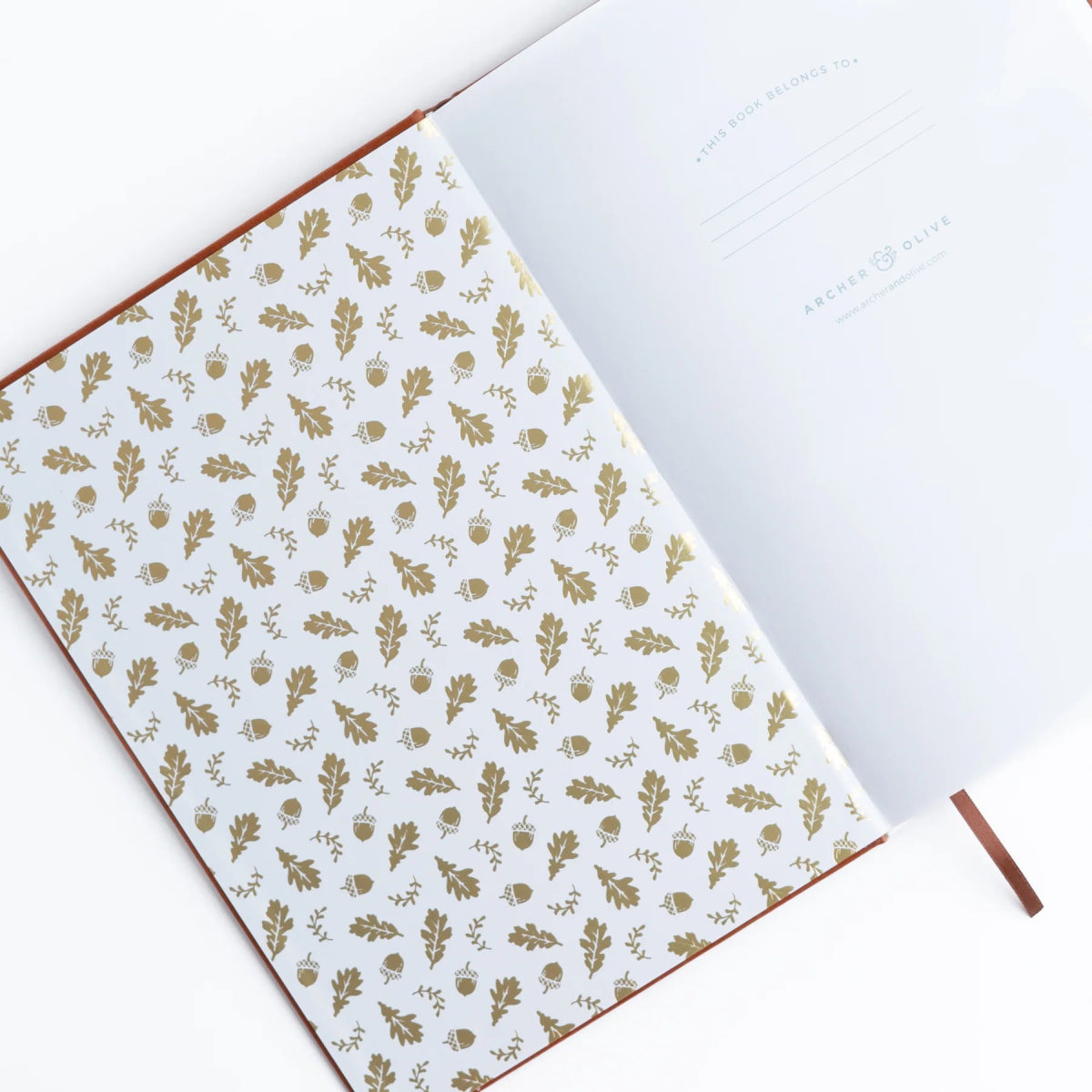 Dotted Notebook Acorns A6 - Archer & Olive - Tidformera