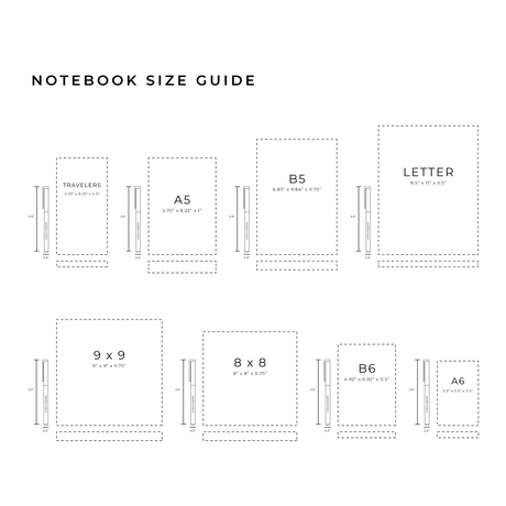 Dotted Notebook Acorns B5 - 9 - Archer & Olive - Tidformera