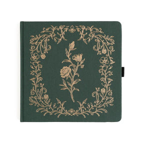 Dotted Notebook Antique Floral SQ - 1 - Archer & Olive - Tidformera