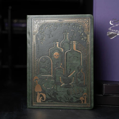 Dotted Notebook - B5 - Apothecary Shelf - 10 - Archer & Olive - Tidformera