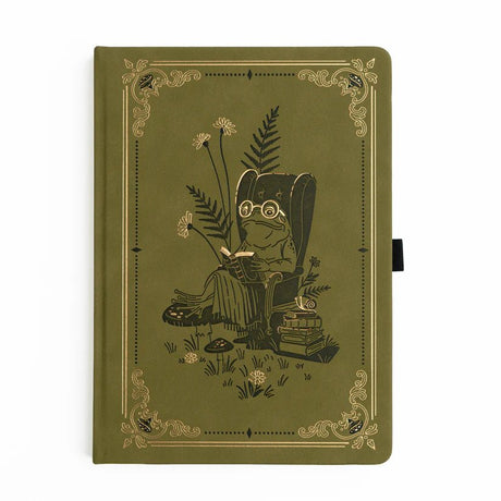 Dotted Notebook - B5 - Literary Frog - 1 - Archer & Olive - Tidformera