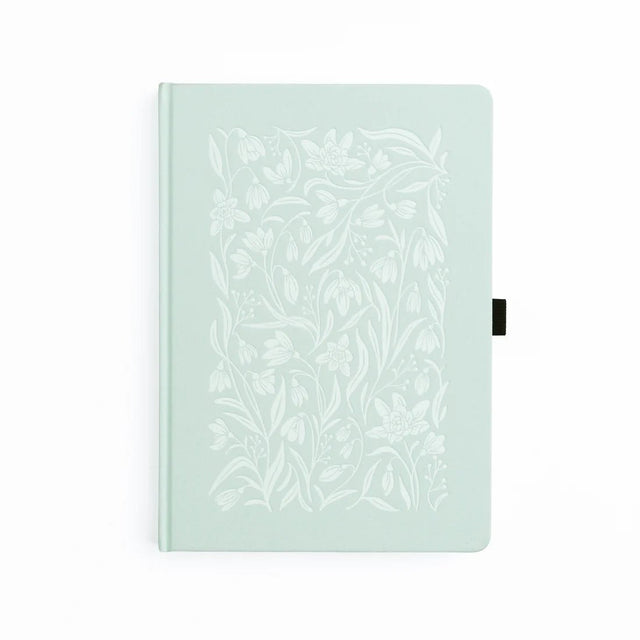Dotted Notebook B5 - Snowdrops - 1 - Archer & Olive - Tidformera