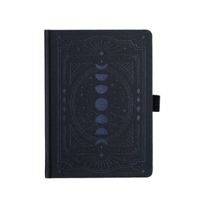 Dotted Notebook - B6 - Black on black Wonderstruck - 1 - Archer & Olive - Tidformera