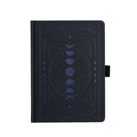Dotted Notebook - B6 - Black on black Wonderstruck - 1 - Archer & Olive - Tidformera