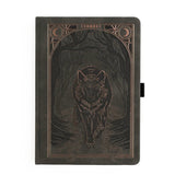 Dotted Notebook - B6 - Wolf in the Night - 1 - Archer & Olive - Tidformera