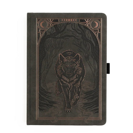Dotted Notebook - B6 - Wolf in the Night - 1 - Archer & Olive - Tidformera