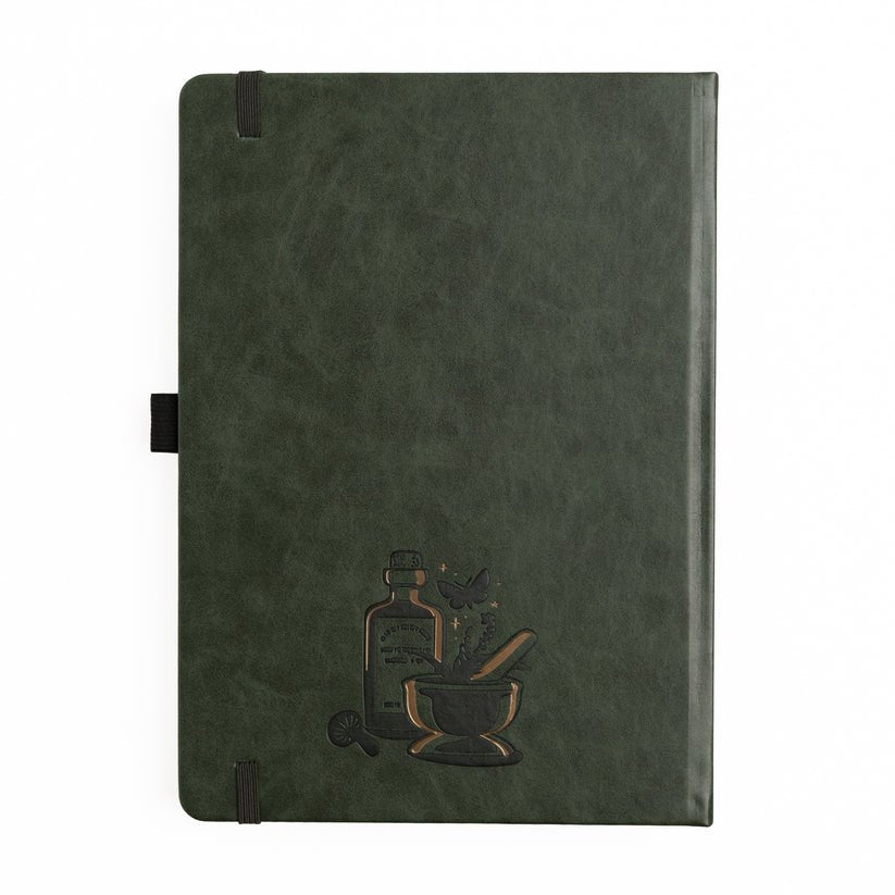 Dotted Notebook - Black dot grid - B5 - Apothecary Shelf - 4 - Archer & Olive - Tidformera