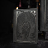 Dotted Notebook - Black dot grid - B5 - Wolf in the Night - 8 - Archer & Olive - Tidformera