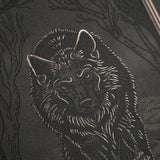 Dotted Notebook - Black dot grid - B5 - Wolf in the Night - 4 - Archer & Olive - Tidformera