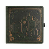 Dotted Notebook - Black dot grid - SQ - Apothecary Shelf - 1 - Archer & Olive - Tidformera