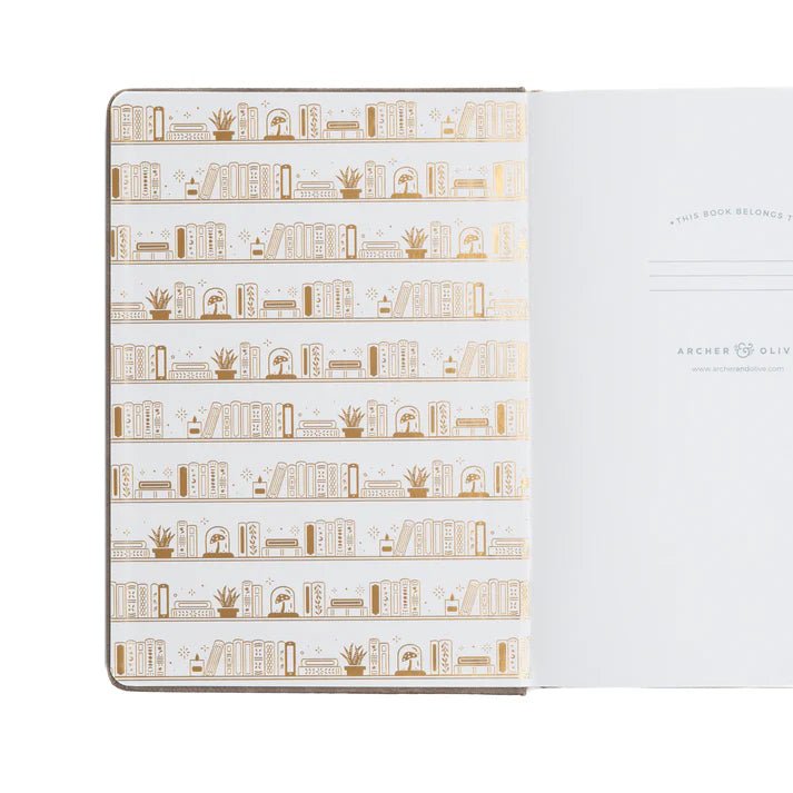 Dotted Notebook Bookshelf SQ - 3 - Archer & Olive - Tidformera