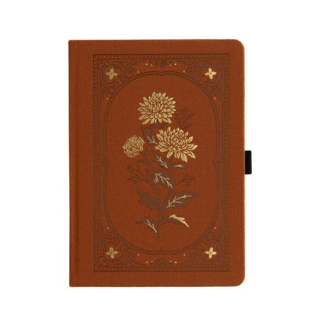Dotted Notebook Chrysanthemum A5 - 1 - Archer & Olive - Tidformera
