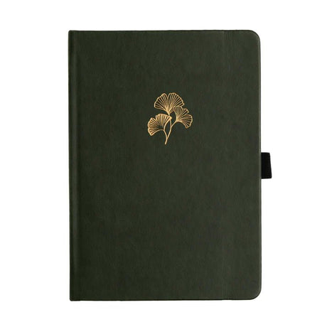 Dotted Notebook Ginkgo Leaf A5 - 1 - Archer & Olive - Tidformera
