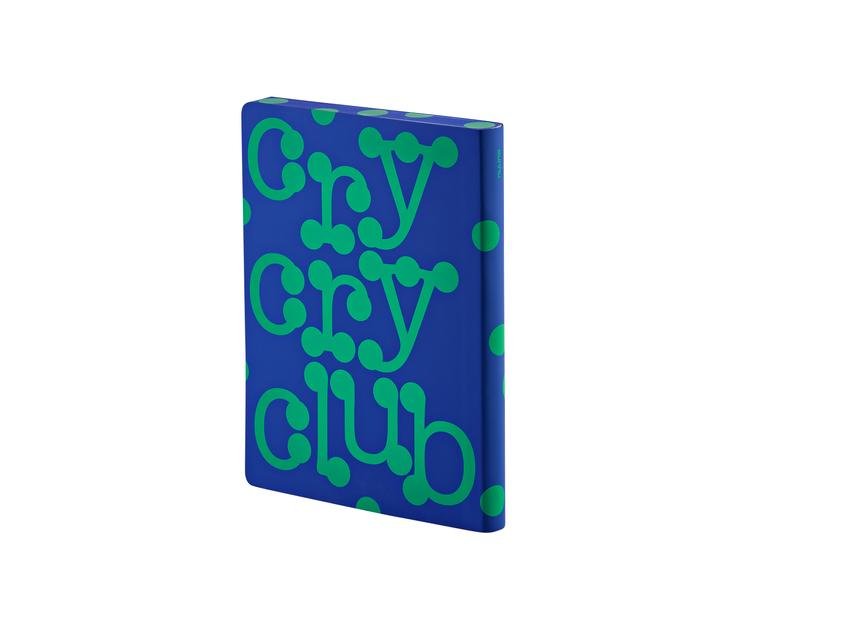 Dotted notebook Graphic L Cry cry club - Nuuna - Tidformera