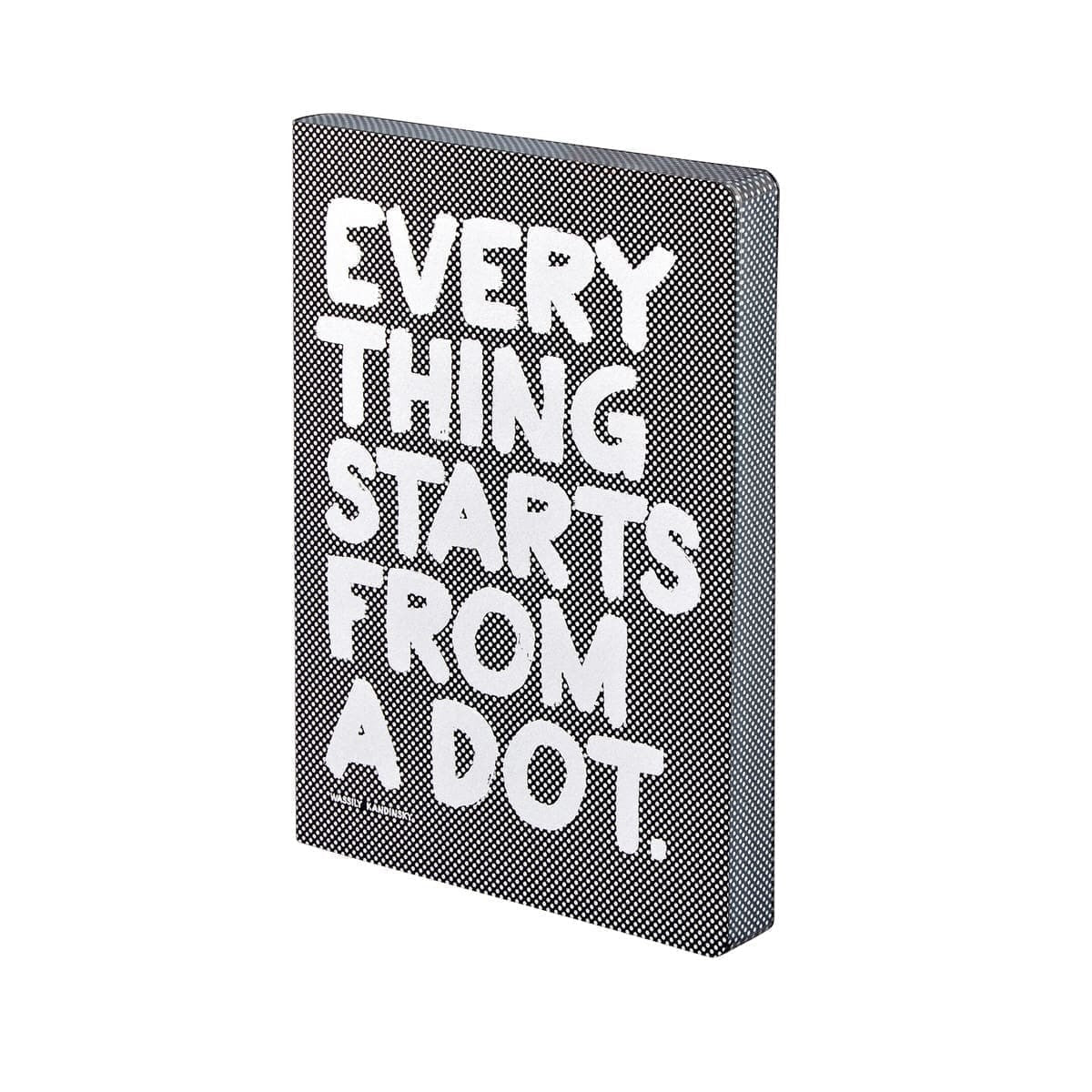 Dotted notebook Graphic L Everything starts from a dot - 1 - Nuuna - Tidformera