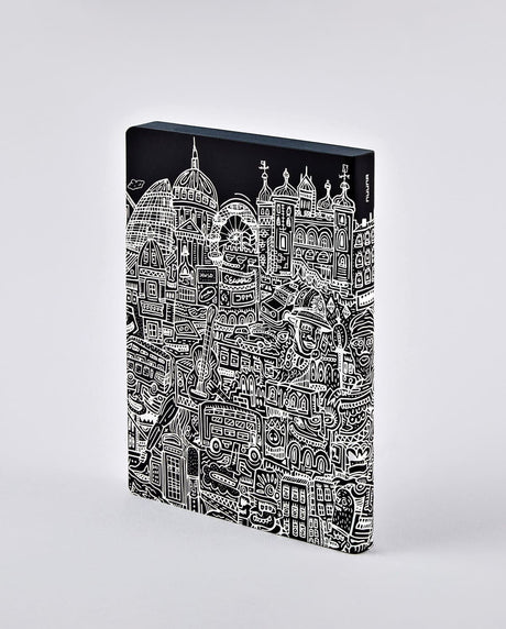 Dotted notebook Graphic L London - Nuuna - Tidformera